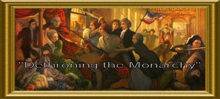 Ron Anderson's oil painting "Dethroning the Monarchy"