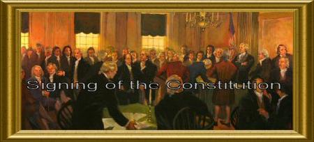 Ron Anderson's oil painting "The Signing of the Constitution"
