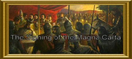 Ron Anderson's oil painting "The Signing of the Magna Carta"