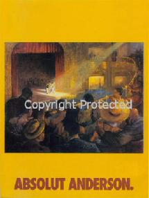 Ron Anderson's oil painting "Absolut Anderson"