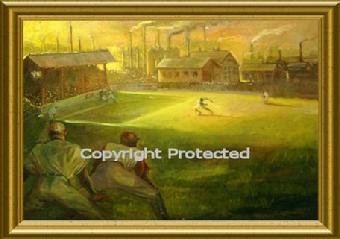 Ron Anderson's oil painting, "Midnight Rider"