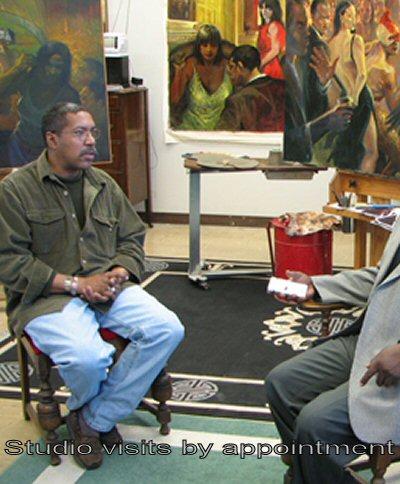 Ron Anderson's art studio