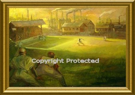 Ron Anderson's oil painting  "Midnight Rider"